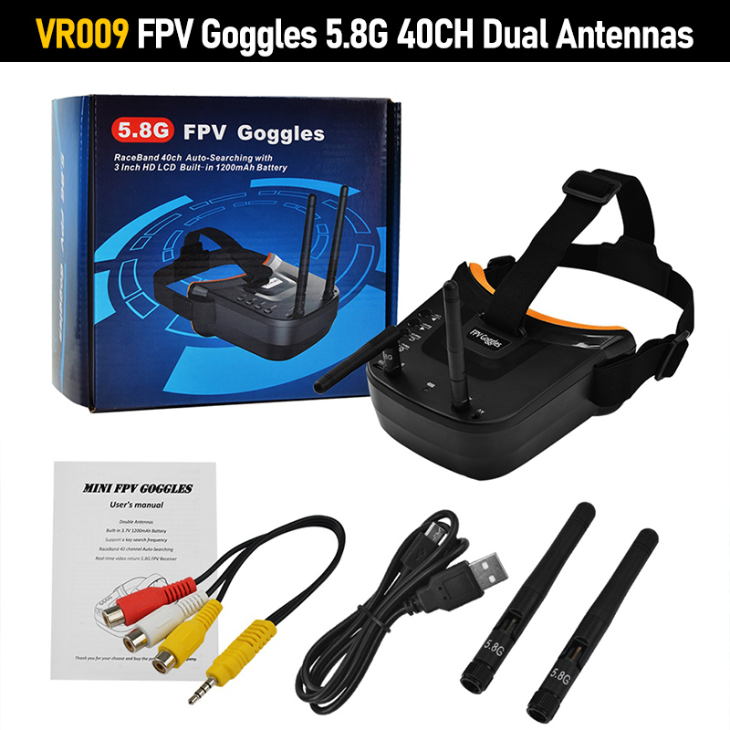 Occhiali FPV VR009 con Schermo - Fpv Drone Goggles recensione e prezzo